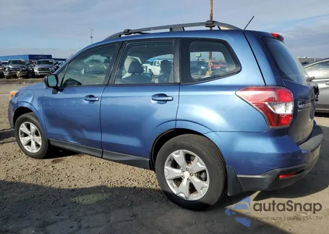 2015 Subaru Forester 2.5I from USA, damaged, VIN JF2SJABC7FH574111